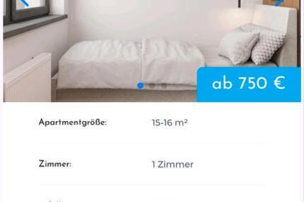 Wohnung Bonn Auerberg - 1 Zimmer, 15 m&sup2;, 679&euro; | Angebot:27603649