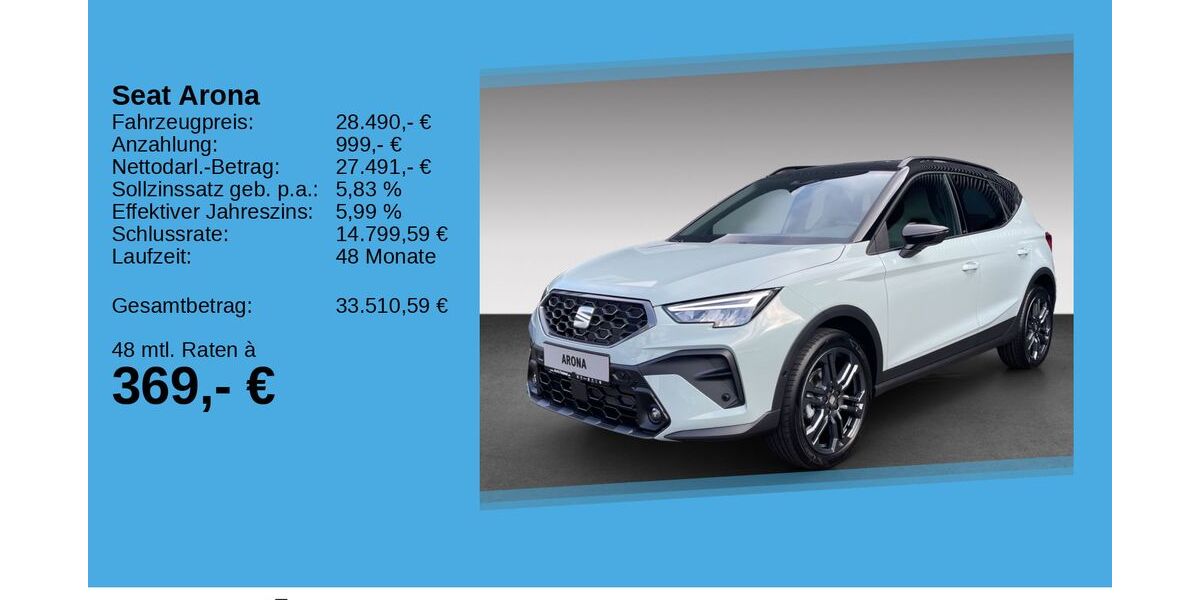 Seat Arona 2.500 km 28.490 &euro; Bonn 53227