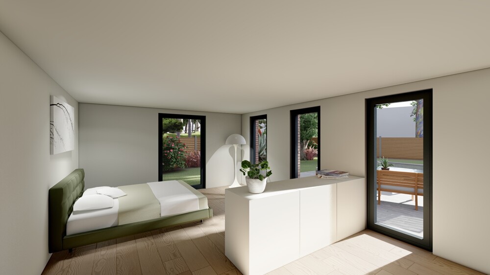 Architektenvilla am Waldrand - Bauhausbungalow mit Dachterrasse, Doppelgarage und exklusiver Privatsphäre - Villa Bensberg Bensberg | Angebot:27179970