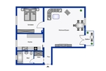 Erste Reihe Rheinblick! Sofort beziehbare zwei Zimmer mit kleinem Balkon, Stellplatz und Garage. TOP - Etagenwohnung Königswinter | Angebot:26948143