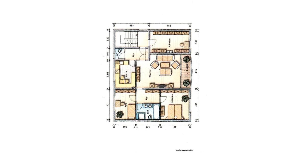 Etagenwohnung Bonn Beuel-Mitte - 4 Zimmer, 105 m&sup2;, 480.000&euro; | Angebot:26581887