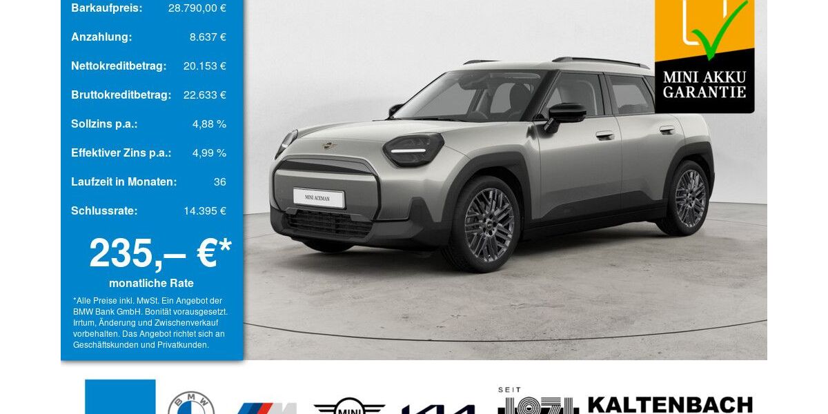Mini Aceman E 15.900 km 28.790 &euro; Bergisch Gladbach 51469