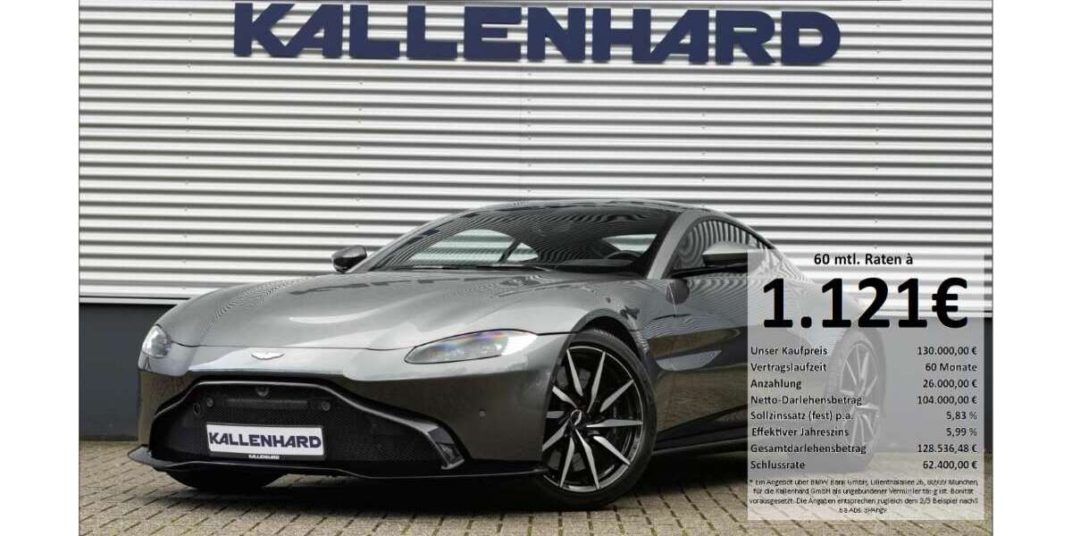 Aston Martin Vantage 5.305 km 130.000 &euro; Bonn 53121