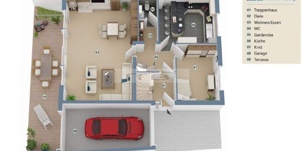 Etagenwohnung Hürth Gleuel - 3 Zimmer, 122 m&sup2;, 1.750&euro; | Angebot:24424174