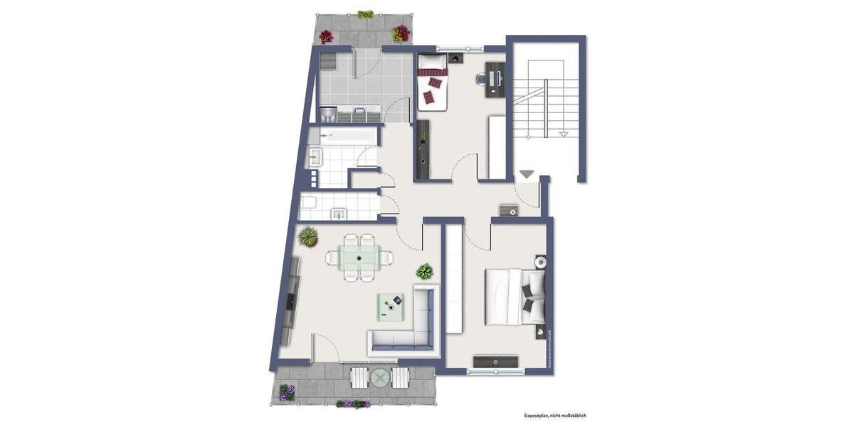 Etagenwohnung Bad Honnef - 3 Zimmer, 81 m&sup2;, 185.000&euro; | Angebot:24806906