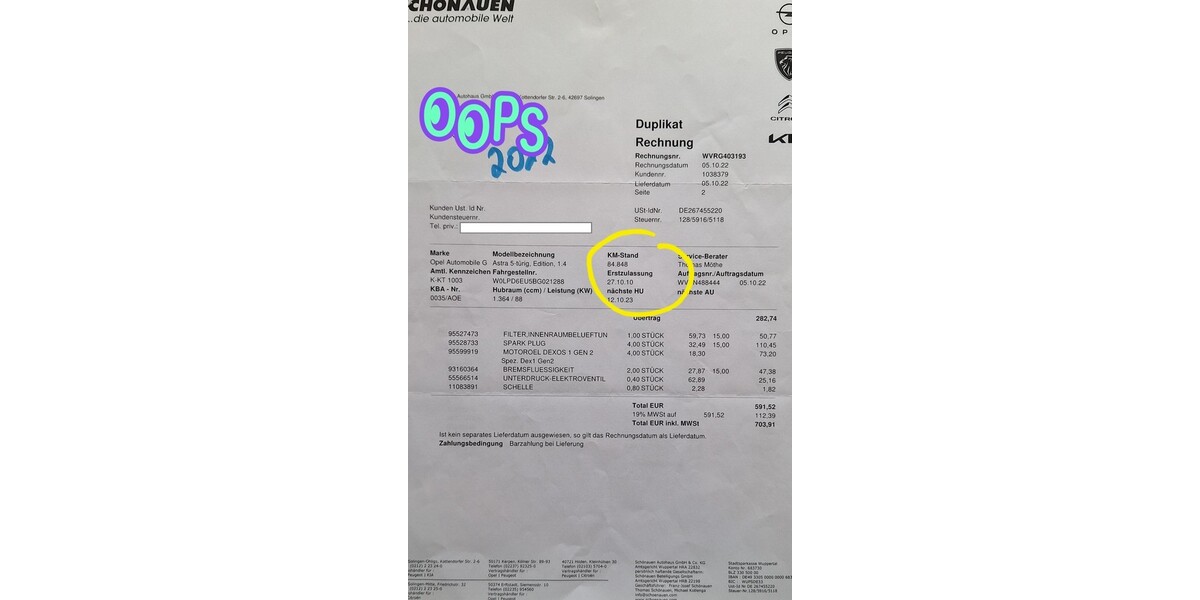 Opel Astra 95.000 km 5.900 &euro; Köln 50667