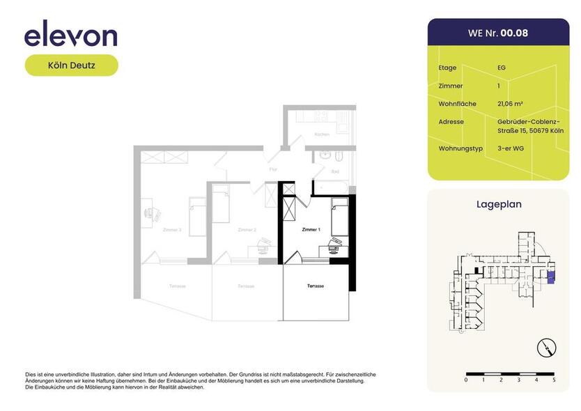 Möbliertes WG-Zimmer in zentraler Lage für Studenten und Azubis *Frauen-WG* zimmer