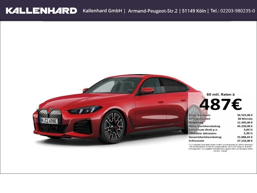 BMW i4 2.080 km 56.525 € Köln 51149