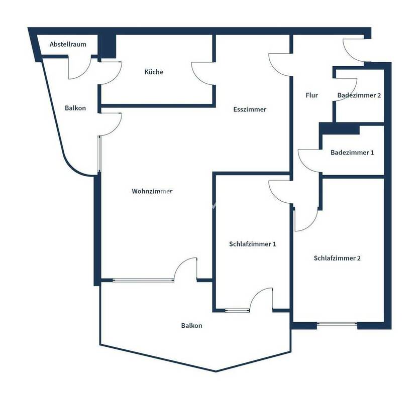 4-Zimmer-Wohnung in gepflegtem Hochhaus mit zwei Balkonen samt Blick auf den Dom!