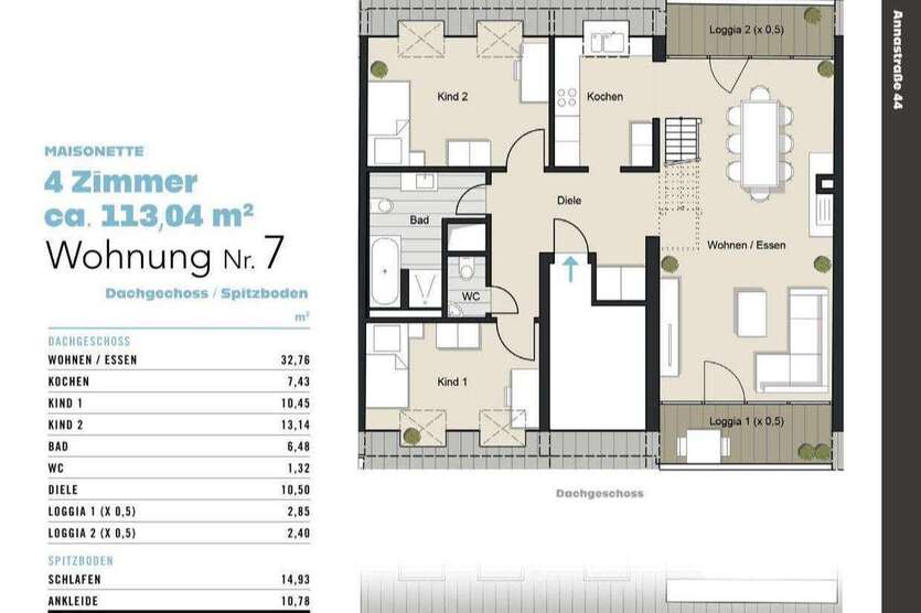 Wohnung zum Kaufen in Köln 695.000 € 113.04 m² 4 zimmer
