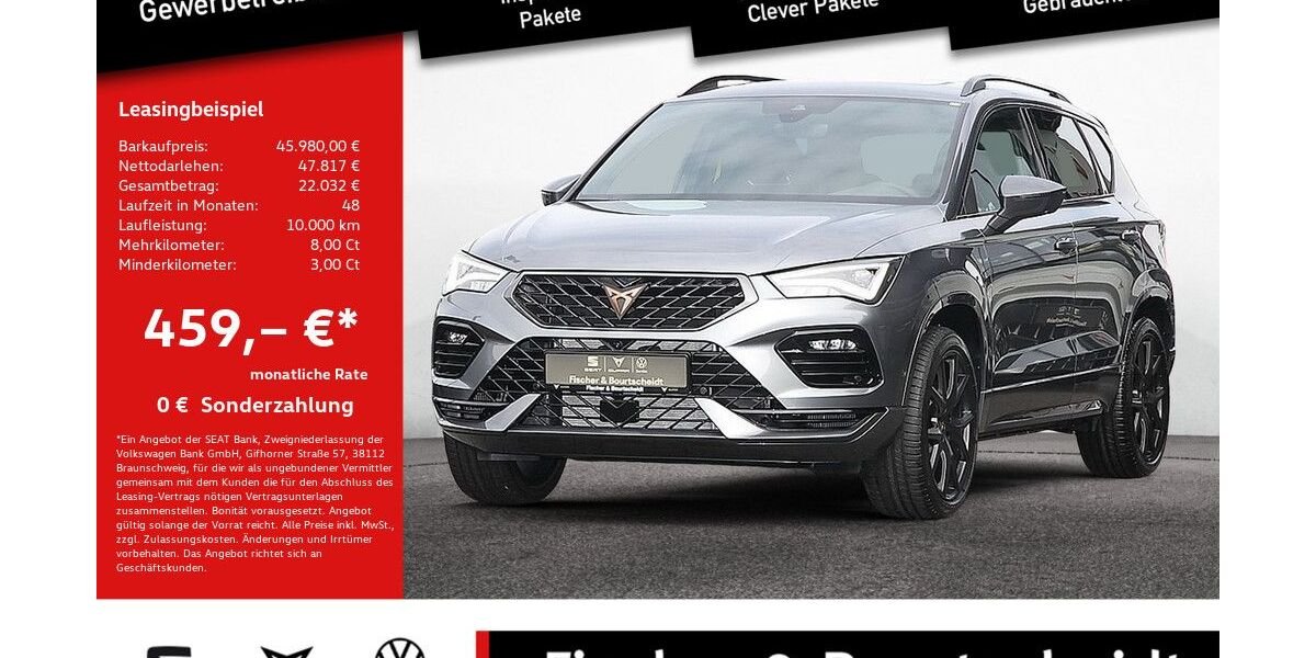 Cupra Ateca 6.800 km 44.480 &euro; Lohmar 53797