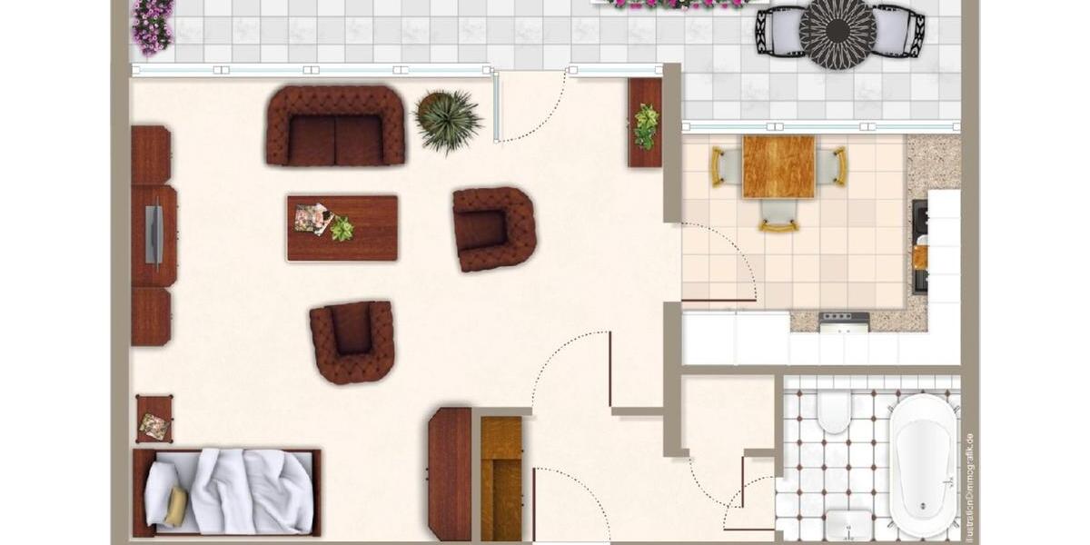 Etagenwohnung Köln Porz - 1 Zimmer, 50 m&sup2;, 140.000&euro; | Angebot:26945386