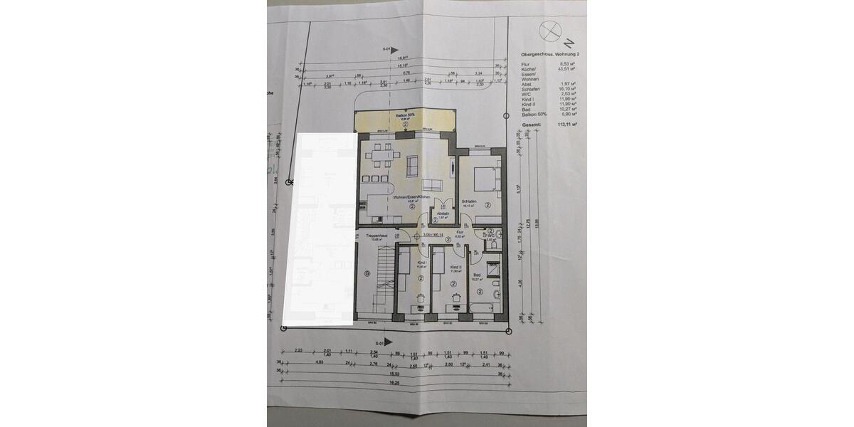 Etagenwohnung Bornheim - 4 Zimmer, 113 m&sup2;, 497.000&euro; | Angebot:27426672