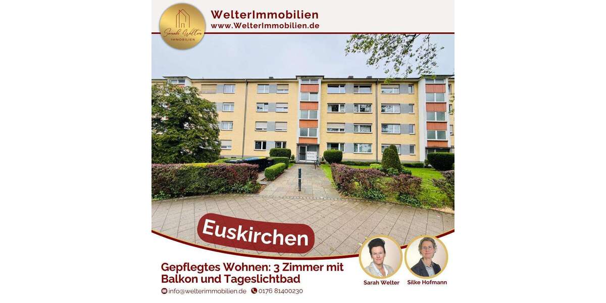 Etagenwohnung Euskirchen - 3 Zimmer, 80 m&sup2;, 174.000&euro; | Angebot:26491659