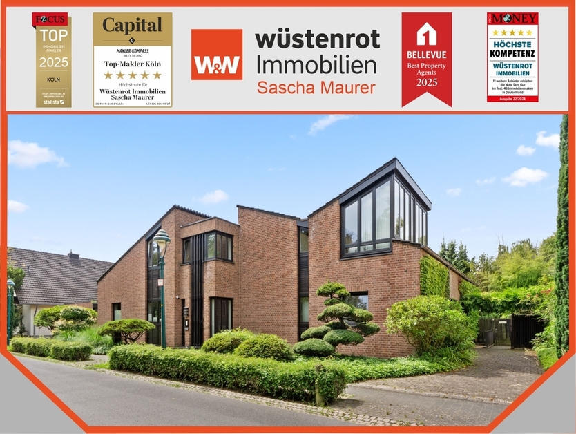 Hochwertiges, flexibel nutzbares Architektenhaus mit EinliegerWohnung und Traumgarten in begehrter Lage von Bonn-Röttgen