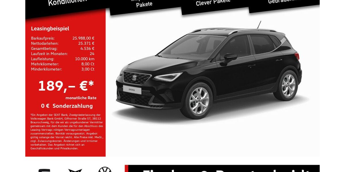 Seat Arona 24.503 km 25.988 &euro; Lohmar 53797