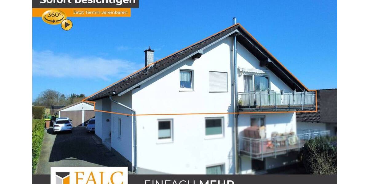 Etagenwohnung Ruppichteroth Schönenberg - 4 Zimmer, 134 m&sup2;, 339.000&euro; | Angebot:25739541
