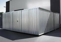 Lagerhalle 4x6m Stahlhalle Schnellbauhalle Materiallager