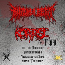 Butcher Fest XI - Korpse im JKC! 22.05.2026 JKC - Jugendkulturcafe Troisdorf