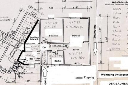 Wohnung Hennef (Sieg) - 3 Zimmer, 71 m&sup2;, 570&euro; | Angebot:25649482