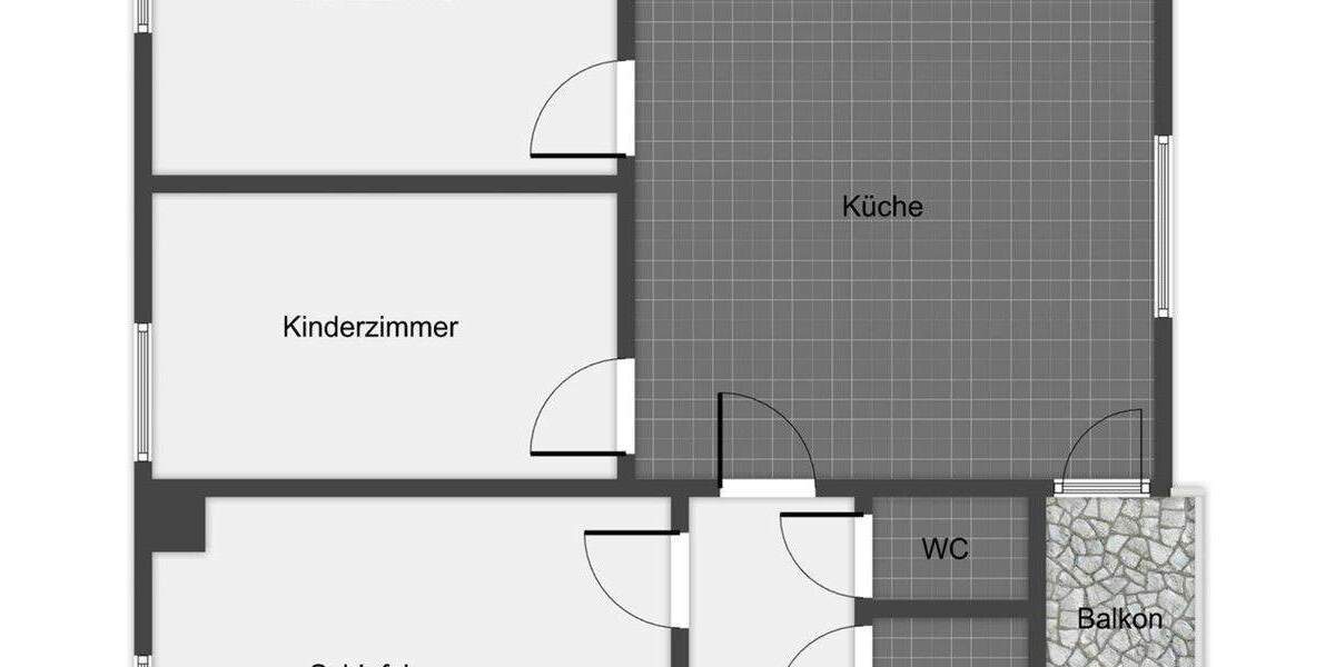Etagenwohnung Köln Mauenheim - 3 Zimmer, 63 m&sup2;, 349.900&euro; | Angebot:25864361